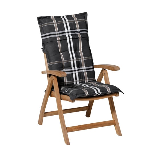 Madison tuinkussens hoge rug nils taupe 123x50 - - Image 2