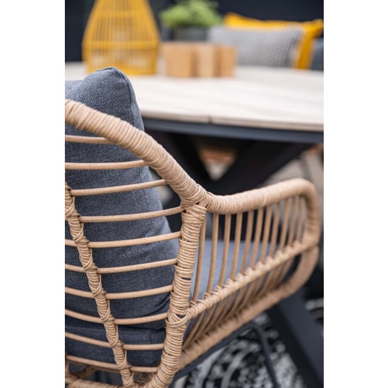 Garden Impressions Ronde 4-persoons tuinset edison tafel 4 margriet stoelen - Image 3