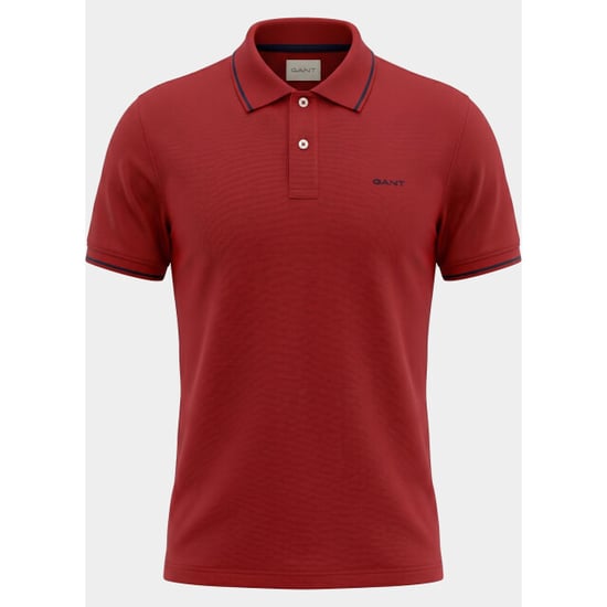 Gant Polo heren tipped piqué polo shirt 2062034/630 - Image 5