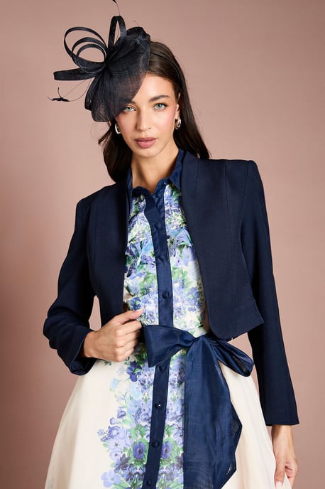Bow Back Long Sleeve Jacket - Image 1