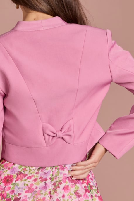 Bow Back Long Sleeve Jacket - Image 2