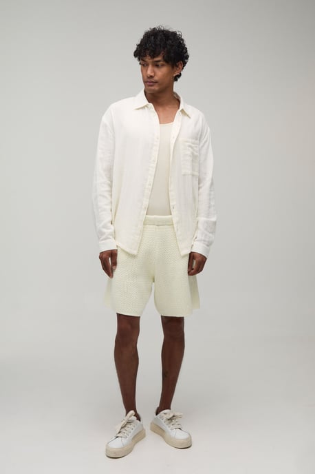 Relaxed Open Stitch Knitted Short - Image 4
