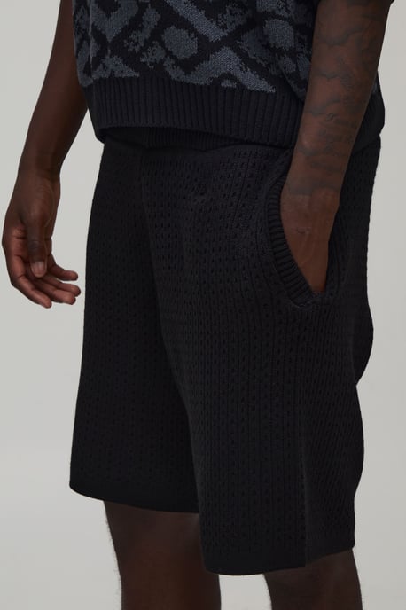 Relaxed Open Stitch Knitted Short - Image 3