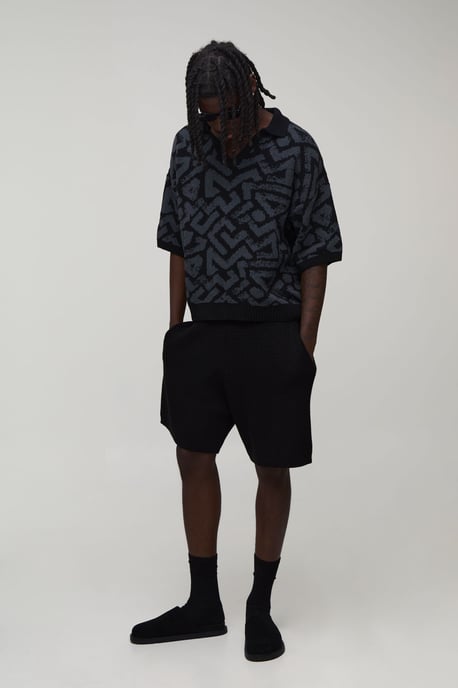 Relaxed Open Stitch Knitted Short - Image 4