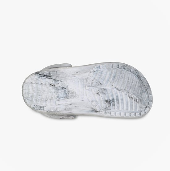 Crocs Classic Marbled Clog Thermoplastische Zwarte/witte Klompen - Image 4