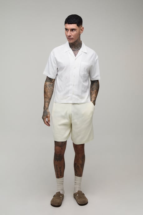 Tall Relaxed Ribbed Knitted Short - Image 4