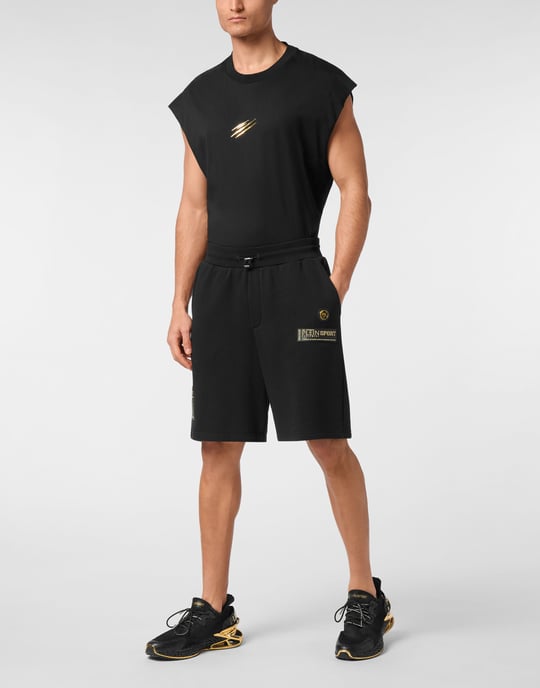 Short Cargo Pants Laminated - Image 4