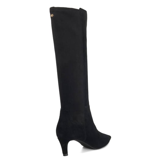 Dune Ladies Sultry - Leather Knee High Kitten Heel Boots - Image 4