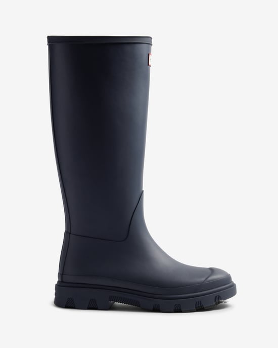Downpour Unisex Downpour Tall Boot Tall Boot in Dark Blue Tall Wellington Boots - Image 2
