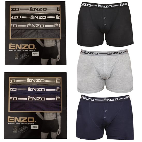 Enzo | 6 Pack Mens Boxers Assorted - Image 2