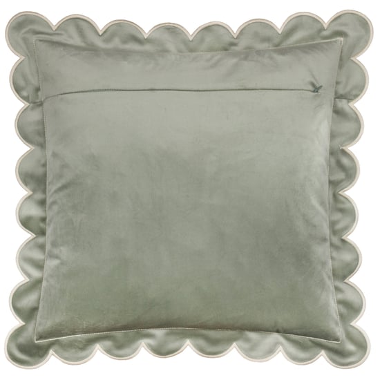 Furn Lil Scallop Velvet Feather Filled Cushion - Image 2