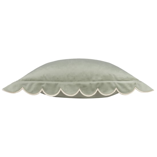 Furn Lil Scallop Velvet Feather Filled Cushion - Image 3