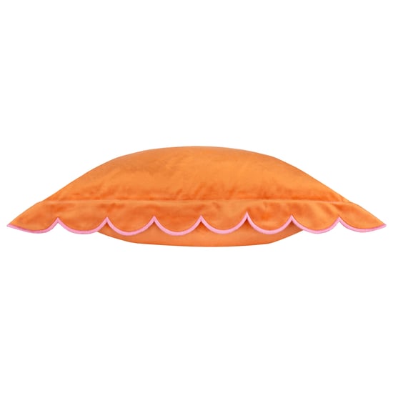Furn Lil Scallop Velvet Feather Filled Cushion - Image 3