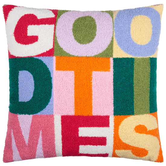 Furn Good Times Tuft Boucle Polyester Filled Cushion - Image 2