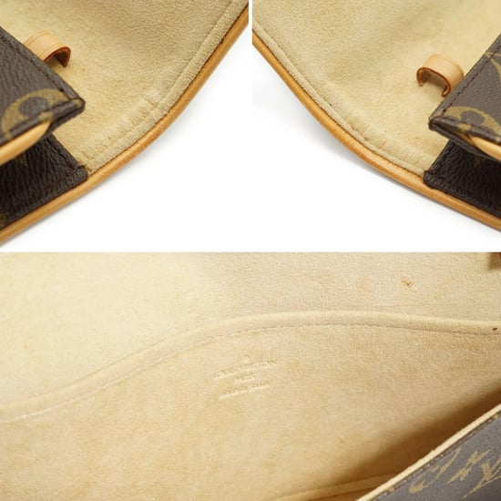Louis Vuitton Vintage stoffen crossbodytas (tweepersoons) - Image 5
