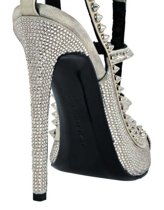 Sandals High Heels Skull - Image 3