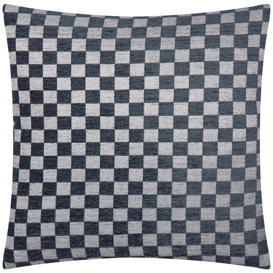 Hoem Larro Chenille Checkerboard Polyester Filled Cushion - Image 2