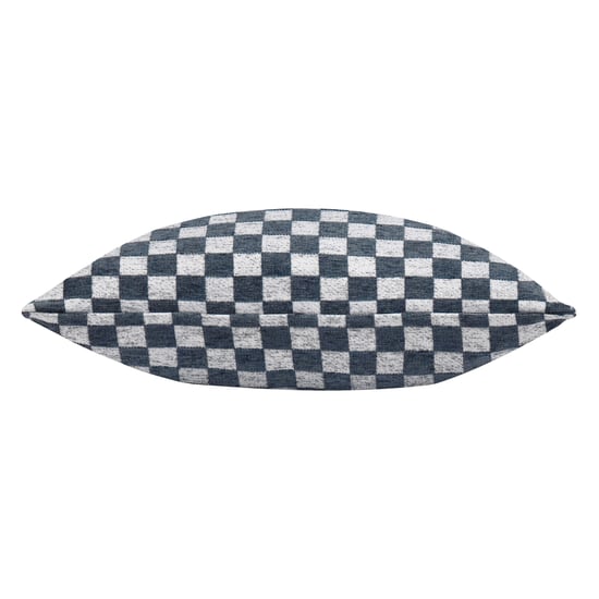 Hoem Larro Chenille Checkerboard Polyester Filled Cushion - Image 3