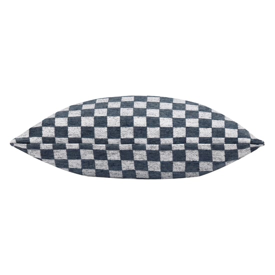 Hoem Larro Chenille Checkerboard Feather Filled Cushion - Image 2