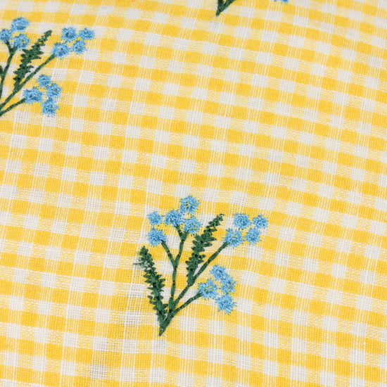 furn. Les Petite Fleurs Gingham Ruffle Cushions - Image 5