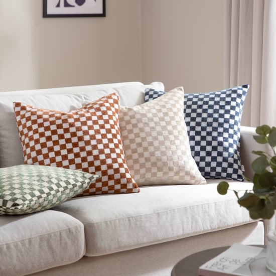 Hoem Larro Chenille Checkerboard Cushions - Image 4