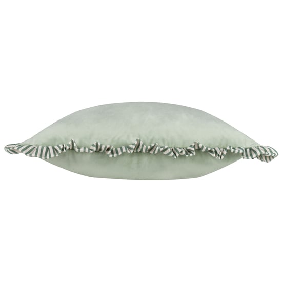 Wylder Solene Ruffle Matte Velvet Feather Filled Cushion - Image 2