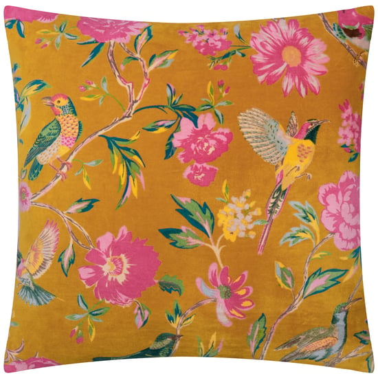 Wylder Aviary 100% Cotton Velvet Polyester Filled Cushion - Image 2