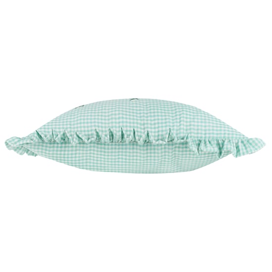 furn. Les Petite Fleurs Gingham Ruffle Cushions - Image 4