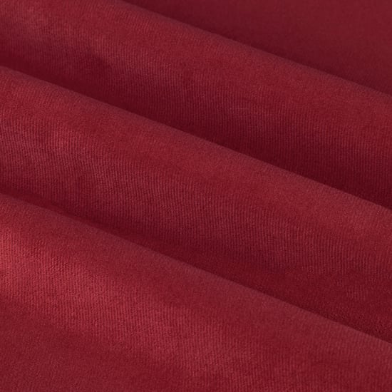 Furn The Ultimate Velvet Pencil Pleat Curtain Pair, Burgundy - Image 6
