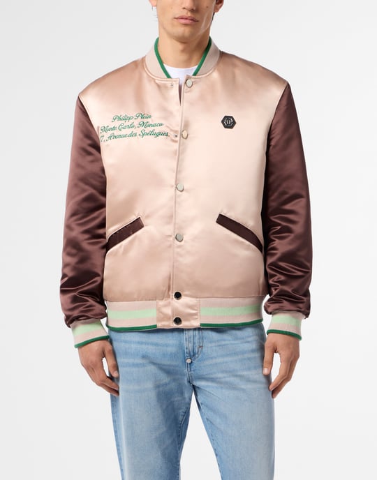 Skinande satin College Bomber Signature Monte Carlo - Image 2