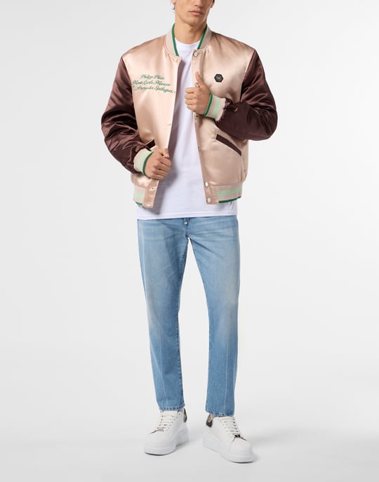 Skinande satin College Bomber Signature Monte Carlo - Image 4