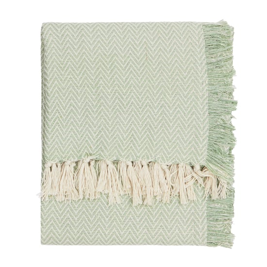 Yard Wisley Woven Outdoor Throw, Leaf - Image 2