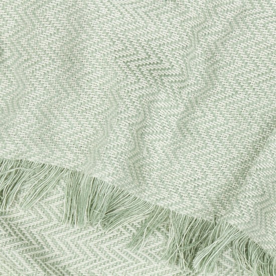 Yard Wisley Woven Outdoor Throw, Leaf - Image 3