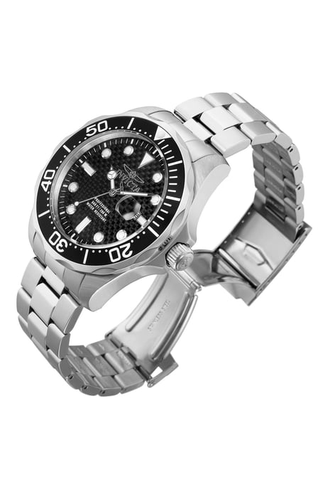 Invicta Pro Diver 12562 Men's Watch - Quartz Movement - Stainless Steel with Black Dial - 47 mm - Image 2