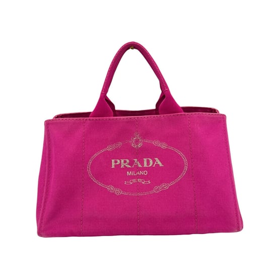 Prada Cloth Tote Bag Canapa - Image 1