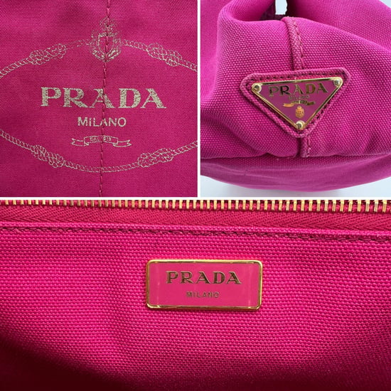 Prada Cloth Tote Bag Canapa - Image 6