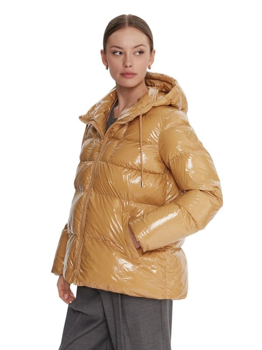 Pinko Winter Jacket Yellow - Image 5