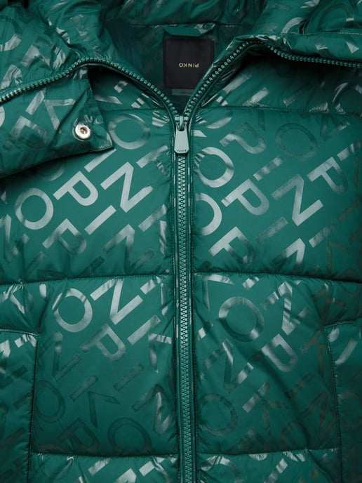 Pinko Winter Jacket Green - Image 3