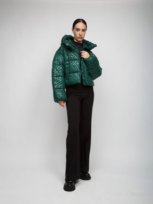 Pinko Winter Jacket Green - Image 5