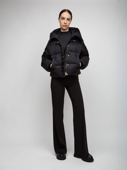 Pinko Winter Jacket Black - Image 4