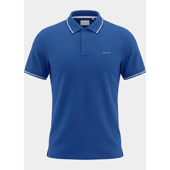 Gant Polo heren tipped piqué polo shirt 2062034/407 - Image 4