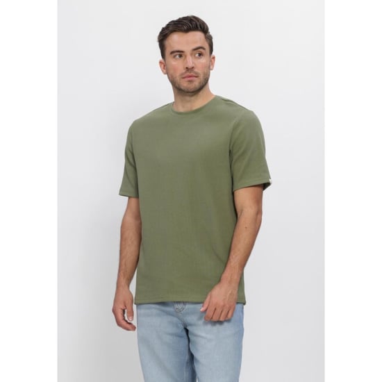 Anerkjendt 901754 akkikki s/s waffle tee loden green - Image 3