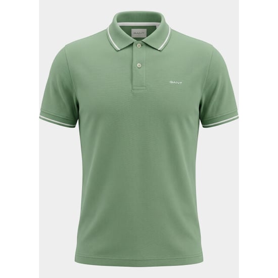 Gant Polo heren tipped piqué polo shirt 2062034/362 - Image 6