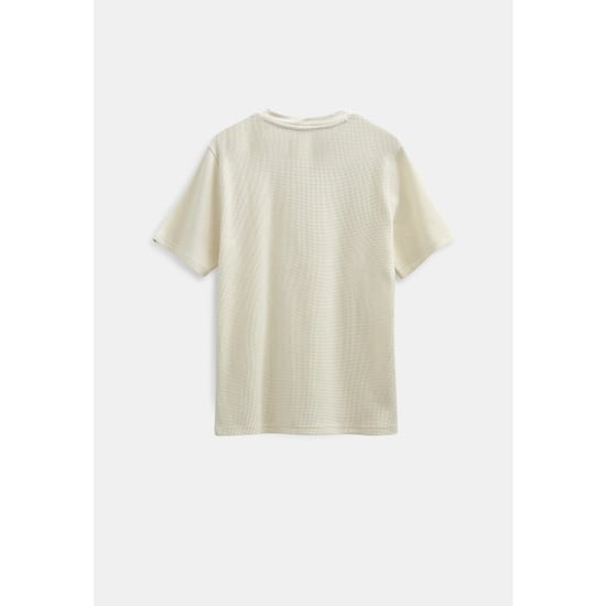 Anerkjendt 901754 akkikki s/s waffle tee tofu - Image 4