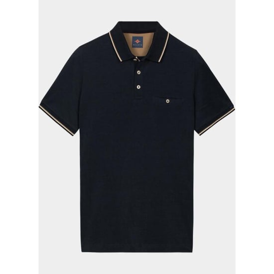 Baileys Polo heren poloshirt 2-tone oxford pique 615205/60 - Image 2