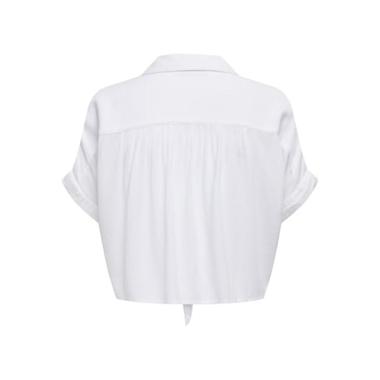 Only onlpaula life s/s tie shirt wvn noo 15281497 white - Image 3