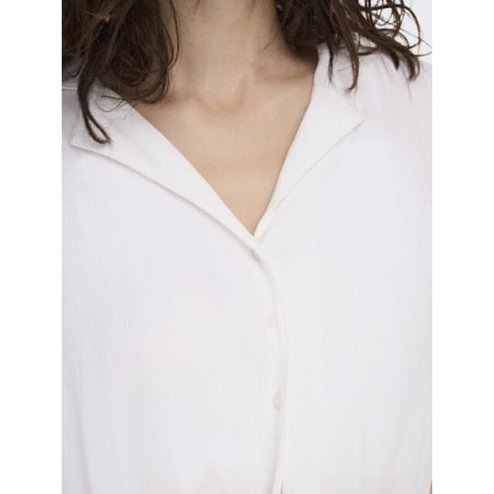 Only onlpaula life s/s tie shirt wvn noo 15281497 white - Image 5