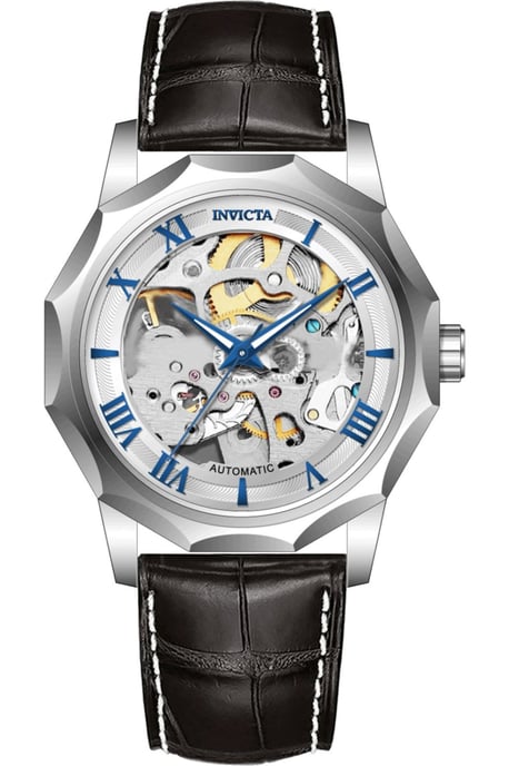 Invicta Objet D Art 69127 Men's Watch - Automatic Movement - Stainless Steel with Silver Dial - 42 mm - Image 1