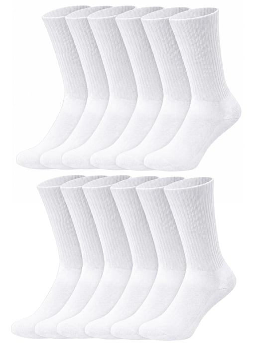 12 Pack Mens Sport Socks UK 6-11 - Image 1