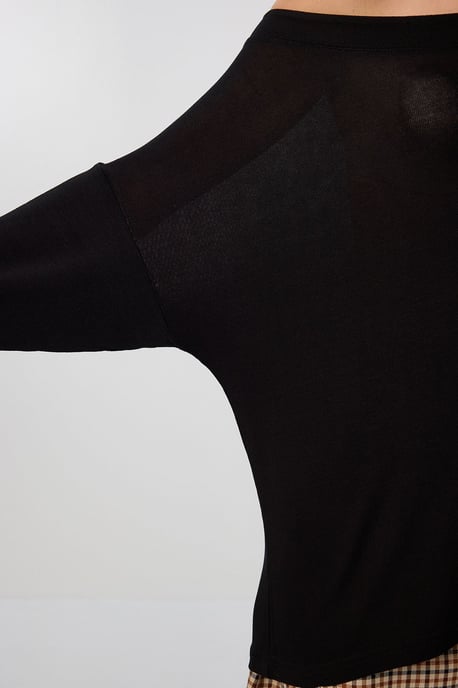 Off Shoulder Drapad Blus - Image 5